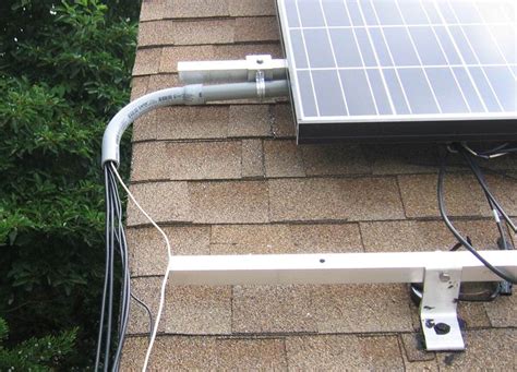 wiring a solar panel conduit